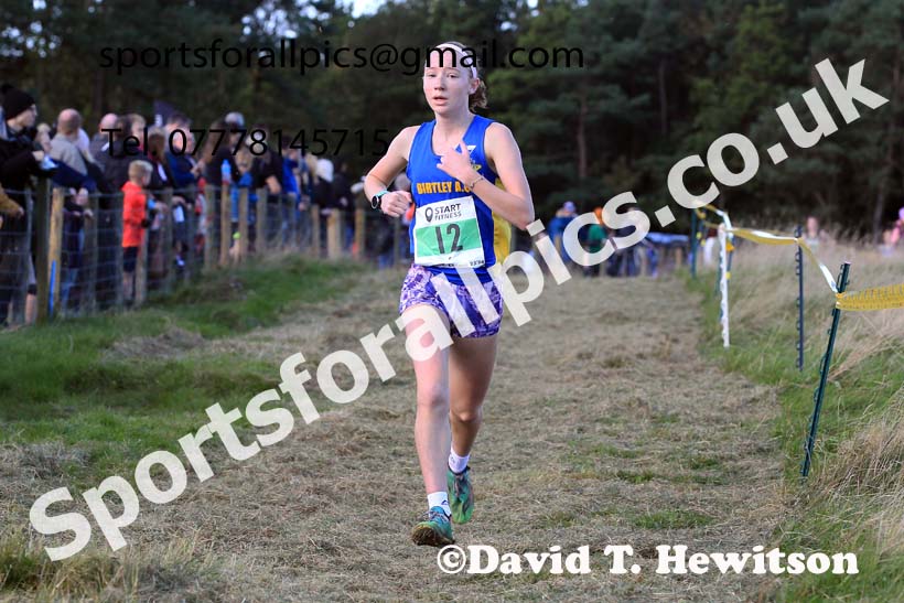 Girls under-15s 2023 Start Fitness NEHL, Druridge Bay Country Park, Northumberland.  Photo: David T. Hewitson/Sports for All Pics
